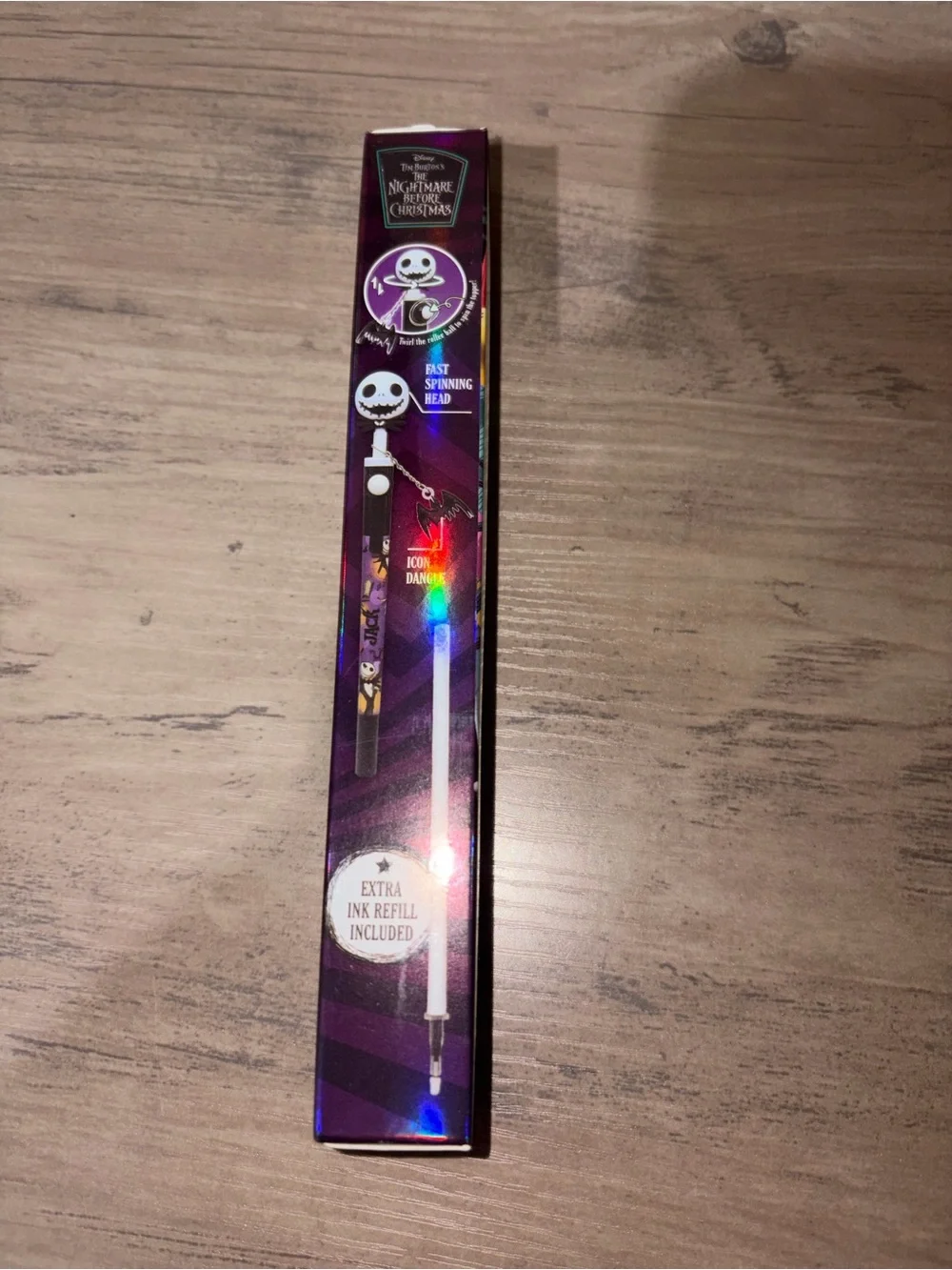 🆕💜 Disney Nightmare Before Christmas 3D Spinning Pen Blind Box NIB Monogram